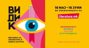 Реномирани музичари, книжевници и актери се дел од програмата на „Видик“ – нов фестивал за литература и општа култура
