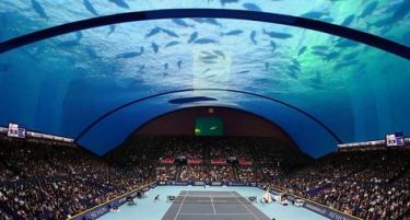 (ФОТО) Најновиот проект на Дубаи : Тениско игралиште под вода