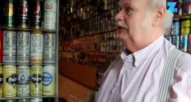 ФОТО+ВИДЕО:Колекционер собрал 50.000 лименки од пиво