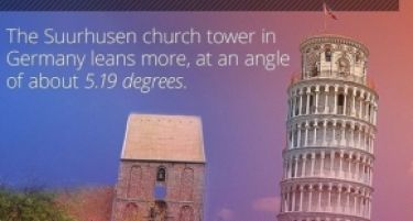 ФОТО: Кој и прави конкуренција на кривата кула во Пиза?