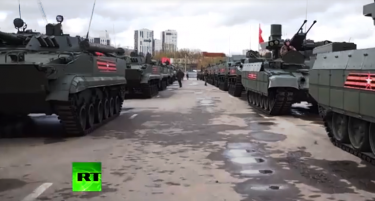 Видео: Во полн ек се подготвува парадата во Москва за „Денот на победата“