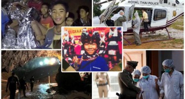(ВИДЕО ВО ЖИВО) СРЕЌЕН КРАЈ НА ДРАМАТИЧНОТО СПАСУВАЊЕ: Извлечени сите момчиња од пештерата во Тајланд