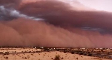 (ВИДЕО) Држава е под песочна бура - денот се претвори во ноќ