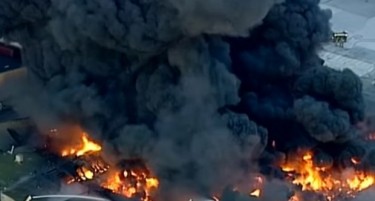 (ВИДЕО) КОМАНДАНТ НА ПОЖАРНА: Oва е еден од најголемите пожари што сум ги видел