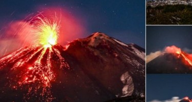 (ВИДЕО) ЕВРОПА ВО ОПАСНОСТ: Вулканот Етна затрупа села со пепел