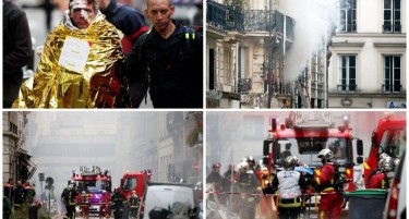 (ВИДЕО) ХЕЛИКОПТЕРИ НА ПОМОШ: Хорорна експлозија во Париз со четири жртви