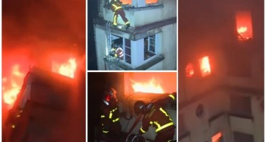 (ФОТО) Париз како во пеколот: Загинати при пожар во зграда