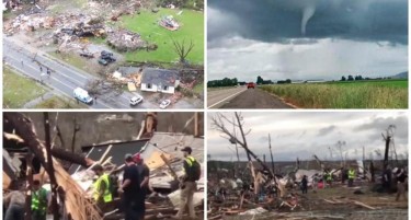 (ВИДЕО) ЈАС ВАКВО НЕШТО НЕ ПАМТАМ: Спасувачи извлекуваат жртви на торнадо во Алабама од урнатините