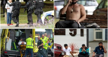 (ВИДЕО ВО ЖИВО) Масакр во Нов Зеланд: 50 куршуми од терорист убија над 40 жртви