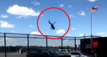 (ВИДЕО) ДРАМА ВО ЊУЈОРК: Хеликоптер паднал во реката Хадсон откако пилотот го промашил хелиодромот