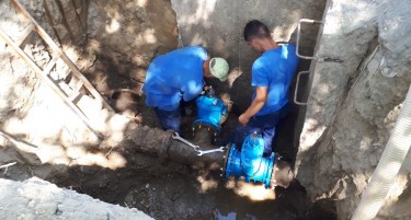 Технички водоводен зафат во тек во Лисиче