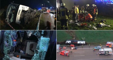 Стравична автобуска несреќа во Германија, 30 настрадани