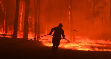 (ВИДЕО) АПОКАЛИПТИЧНИ СЦЕНИ ВО АВСТРАЛИЈА: Беснеат пожари, портокалово небо, се пржат на 40 степени