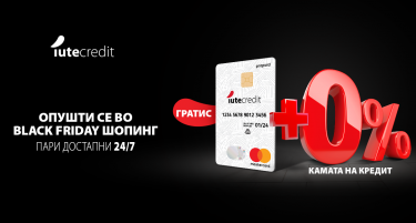Гратис ИутеКредит Mastercard картичка за опуштен Black Friday шопинг