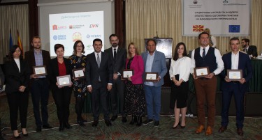 Проектот „Соработка за поквалитетно образование и кариерни можности“ на УСЈЕ доби национална награда за Најдобра општествена одговорна практика