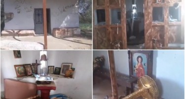 (ФОТО) МЕШТАНИТЕ ШОКИРАНИ: Мигранти уништија црква на Лезбос