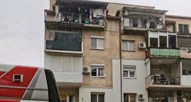 Гром удри во зграда во Велес и запали стан