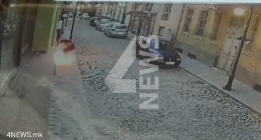(ВИДЕО) Се појави снимка  на која се гледа како Ламбе го пали бугарскиот клуб во Битола