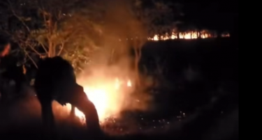 УДРИ ГРАДОНАЧАЛНИК ОД ОВДЕ! Уште едно видео од Ангелов при гаснење пожар стана вирално