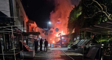 Изгоре сендвичарница во центарот на Охрид