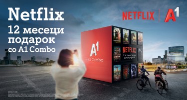 За првпат во Македонија, Netflix преку А1