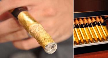 Луксузна цигара која остава златен пепел