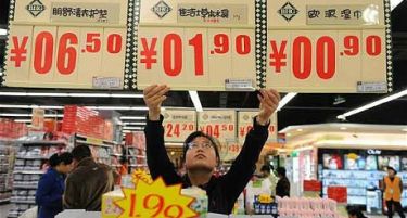 Инфлацијата во Kина достигна 10-месечен максимум