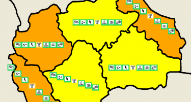 Алармантно портокалова фаза во три региони од Македонија!