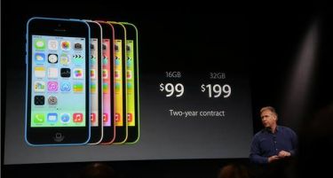 Нов, најевтин и во 5 бои- Епл го претстави iPhone 5C
