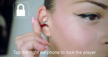 Наскоро безжичен мp3 плеер кој се вградува во ушите, а се контролира со забите
