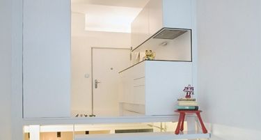 ФОТО: Во стан од само 21 квадрат архитектите проектираа четири соби на различни нивоа!
