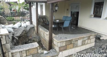 Поплавени повеќе станови во Охрид