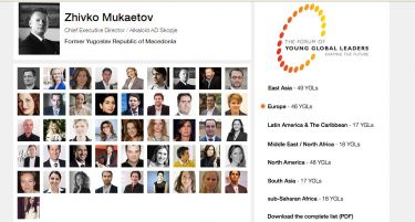 Живко Мукаетов стана дел од Форумот на млади глобални лидери