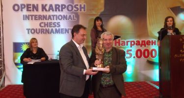 Кирил Георгиев е апсолутен победник на шаховскиот турнир “Опен Карпош 2014”