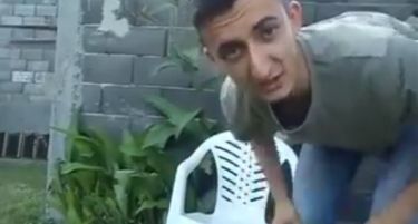 (ВИДЕО) Вака Босанец снима „леден предизвик“, иако не му е јасно зошто се прави!