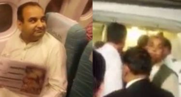 (ВИДЕО) Нервозни патници го избркаа поранешниот министер од авион!