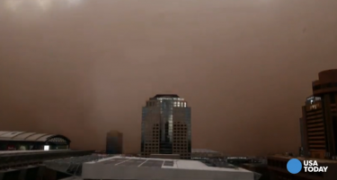 (ВИДЕО) Се жалиме на лошо време? Ова е вистинско невреме!