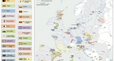 (ФОТО) Вака би изгледала Европа кога сите сепаратисти би добиле независност!