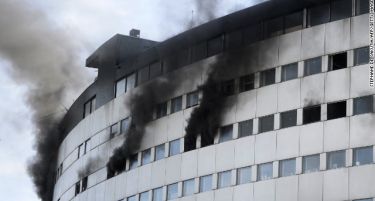 (ВИДЕО) Експлозија во центарот на Париз: Гори „Радио Франс“