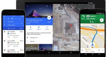 Гугл Мапс за Андроид и „iOS“ имаат нов изглед
