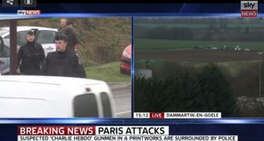 СЛЕДЕТЕ ГИ ВО ЖИВО: Полицијата ги заобиколила терористите, акција недалеку од аеродромот!