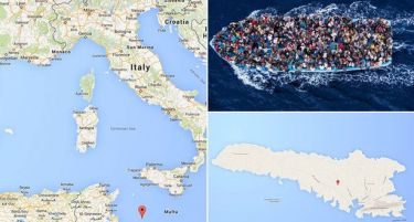 (ВИДЕО) ДРАМА ВО СРЕДОЗЕМНОТО МОРЕ: Се преврте брод со 700 либиски емигранти