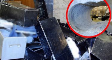 (ФОТО) Детали од неверојатниот грабеж: Како бандата на ПИНК ПАНТЕР направиле дупка и влегле во трезорот со драгоцености