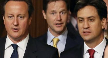 Триумф на Камерон, заминување на Клег и Милибанд