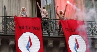 (ВИДЕО-ФОТО) Марин Ле Пен ќе ги тужи голите агресорки