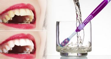 РЕЦЕПТ: Избелете ги забите со една состојка што ја имате дома!