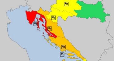 Орканска бура и се заканува на Хрватска