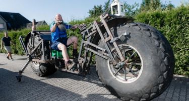 (ВИДЕО) Германец го направи најтешкиот велосипед на светот