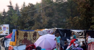 ГАЛЕРИЈА: Ромски камп кај Американска амбасада