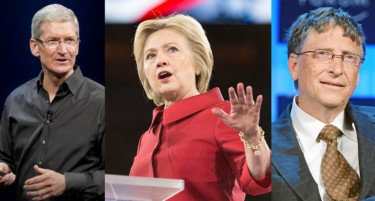 Клинтон ги сакала Тим Кук и Бил Гејтс за потпретседатели?